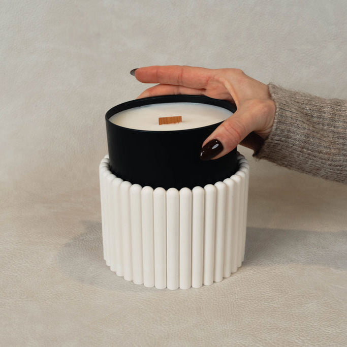 The Vessel - Ribbed Ivory