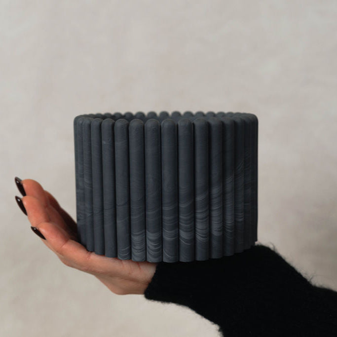 The Vessel - Ribbed Marble