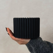 The Vessel - Ribbed Onyx